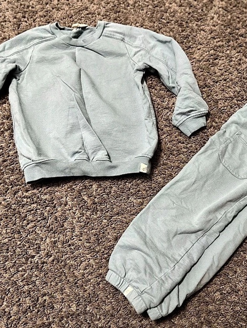 Kids Blue Sweatshirt Jogger Set